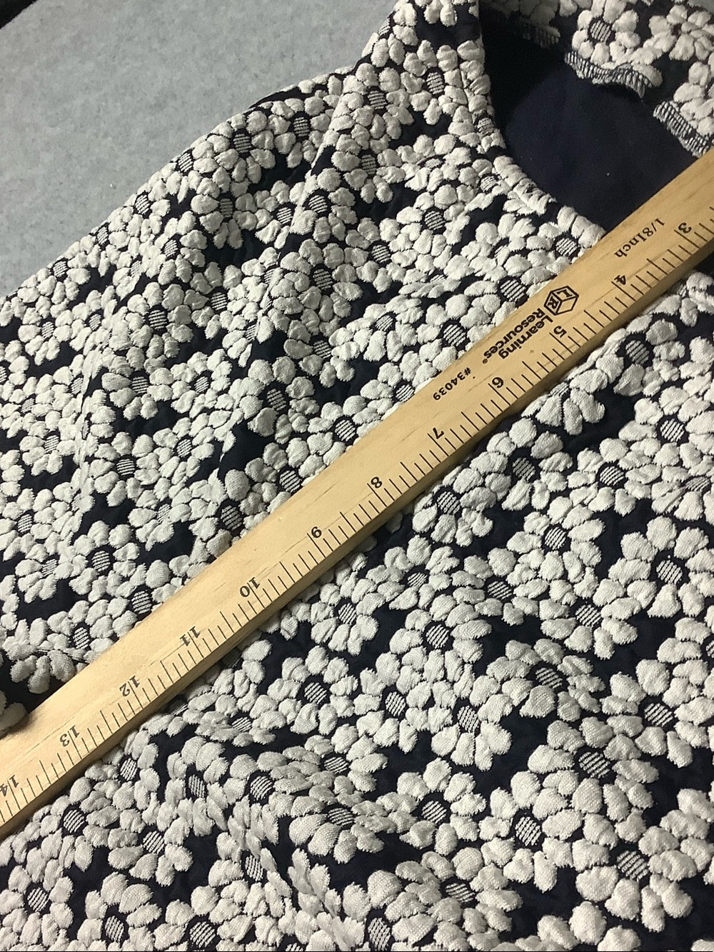 Willow Tree Black and White Floral Skirt - Picture 6 of 9